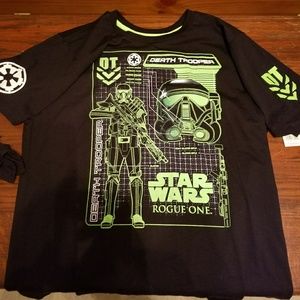 Star wars rogue one death trooper t-shirt.